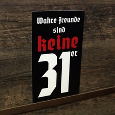 Schild Wahre Freunde sind