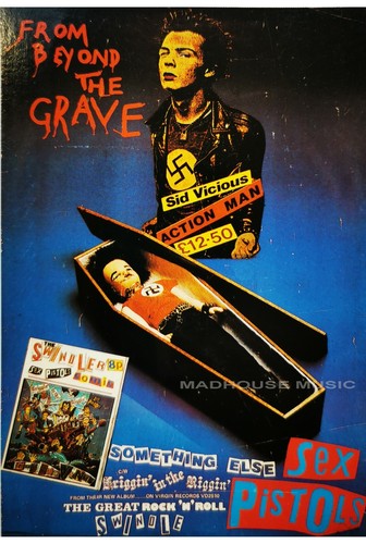 Sex pistols postcard sid - pistols, from