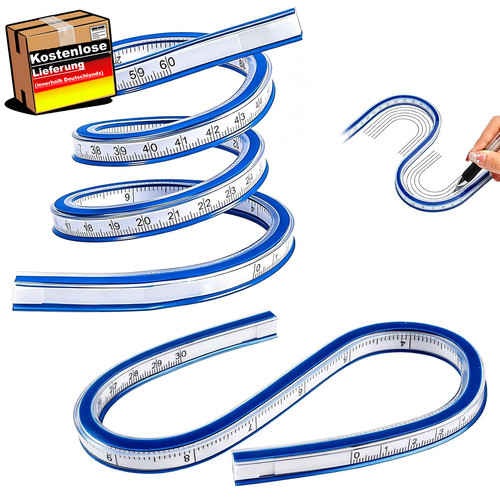 Flexibles kurvenlineal set - kurvenlineal, 2