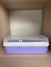 Tupperware Naschkätzchen Behälter Knäckenbehälter Brotbehälter 2l Lila Neu