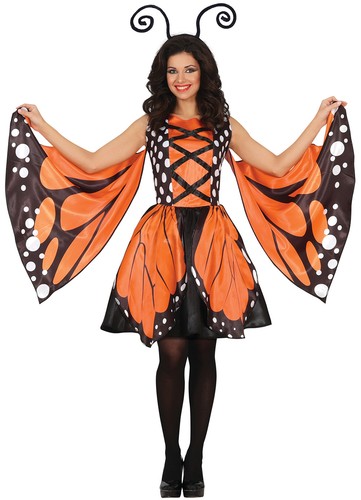 Schmetterling orange kostüm - schmetterling, +