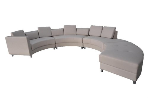 Ledersofa usb runde couch - usb,