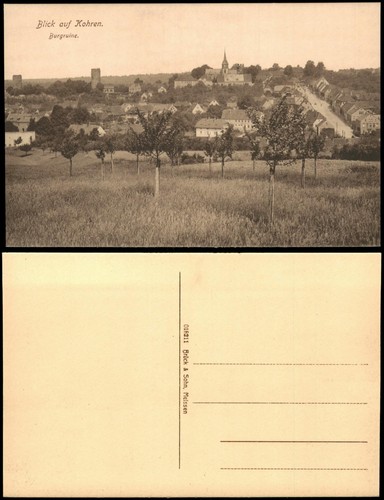 Ansichtskarte kohren sahlis - ansichtskarte, kohren-sahlis