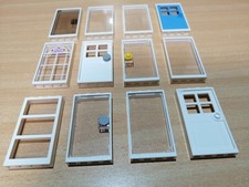 LEGO Konvolut Fenster und Türen weiß / City Creator Sammlung