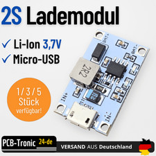 2S Lademodul  Li-Ion 3,7V