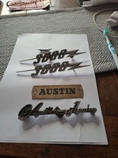 Austin Healey 3000 Embleme Original, Kein Nachbau aus speicherfund von vater