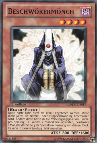 Yugioh beschwörermönch - yugioh,