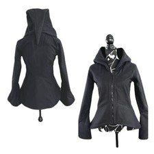 Jacke Zipfelkapuze lang