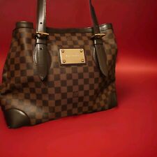 Louis Vuitton Hampstead MM Damier Ebene Canvas Handtasche LV Tasche Luxus Bag 