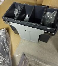 Abfallsammler Terzett 4x10l  Dunkelgrau Abfalltrennsystem Hailo, Abfalleimer