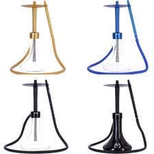 Mr. Eds E29 Shisha Wasserpfeife Hookah Aluminium 50cm mit Schlauch & Mundstück