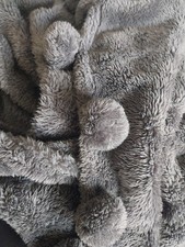 Weiche warme Decke  175x125 + Bömmel