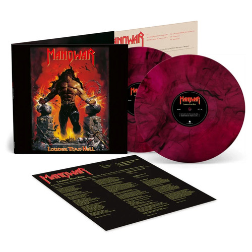 Manowar louder than hell 2lp - manowar,