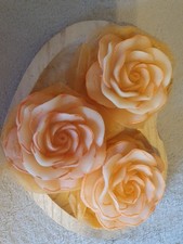 Elambia rosen Apricot mit 5h Timer Flackereffekt und Farbwechsel