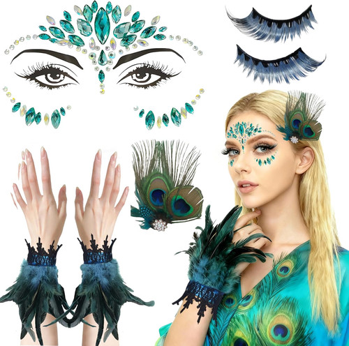 Pfau kostüm damen pfauenfeder - pfau,