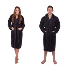 Julie Julsen Herren-Damen Bademantel ohne Kapuze 100% Baumwolle 480 gsm
