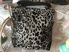 Damentasche Kunstleder schwarz