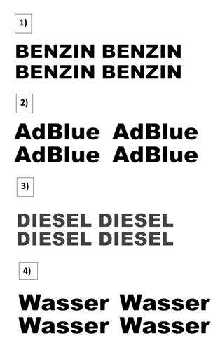 Diesel benzin add - 4x, diesel/benzin/add
