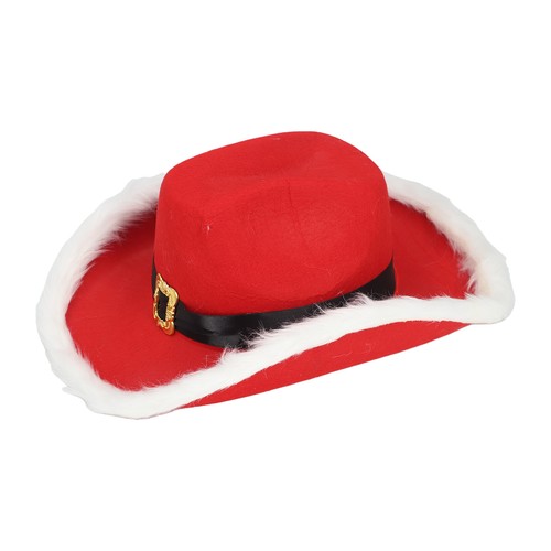Led weihnachts cowboyhut roter - led-weihnachts-cowboyhut,