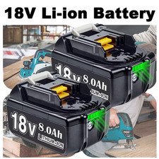 2 Stücke 18V/8,0Ah für Makita Akku BL1860B 197422-4 BL1850 BL1830 Batterie