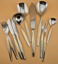 WMF Capri 11 Teiliges Besteck Servierbesteck Cromargan Note 3