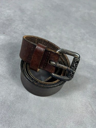 Ledergürtel braun vintage - ledergürtel,