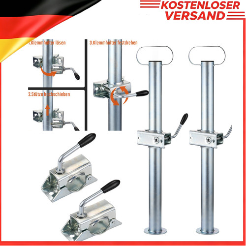 Trailer stützen satz 2x70cm - satz,