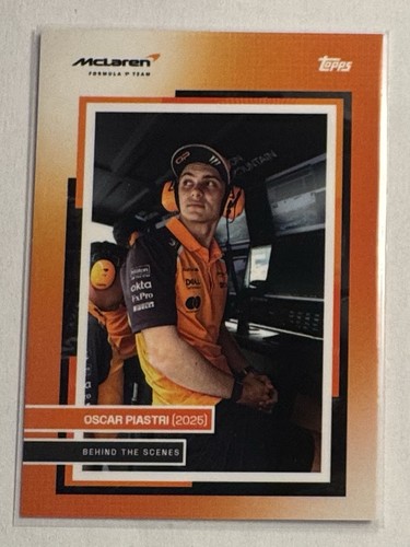 Oscar piastri topps - topps, mclaren