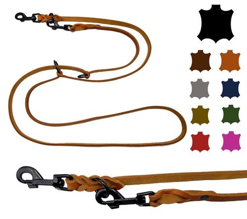 Hundeleine fettleder kleine - hundeleine,
