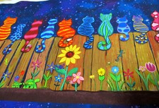 Katzen auf dem Zaun  Cat