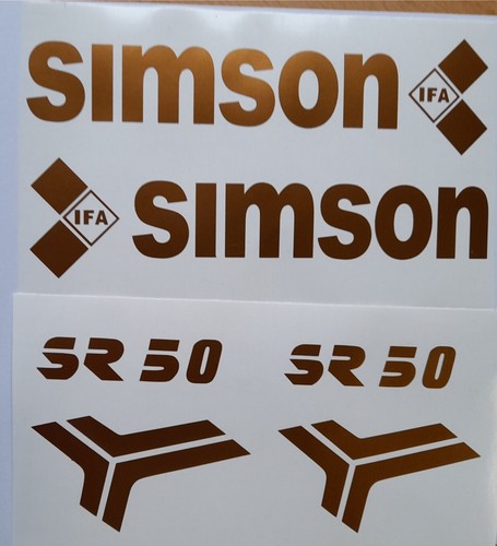 Aufkleber schriftzug simson - aufkleber,