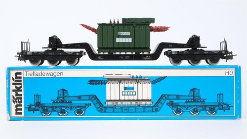 Märklin 4617 tiefladewagen - h0,