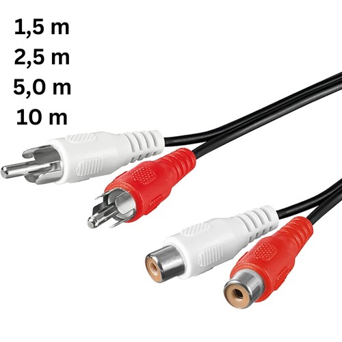 Cinch kabel verlängerung - cinch,