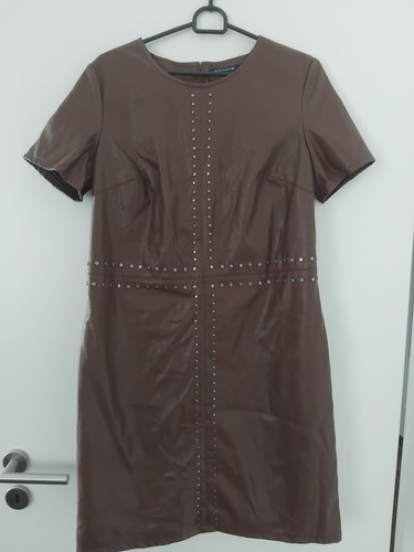 Edles kleid kunstlederoptik - edles,