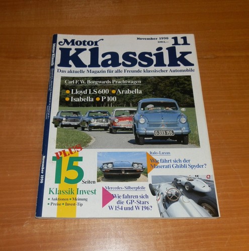 Motor klassik 1990 - klassik, 11/1990,