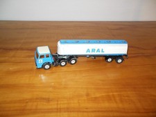 SIKU V 288 ARAL Tanklastzug / ARAL Tankwagen Henschel F 201 S-2A