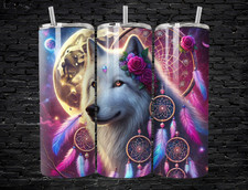 Wolf Dreamcatcher 20oz Becher