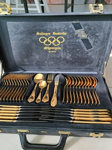 Solinger besteck vergoldet - besteck,