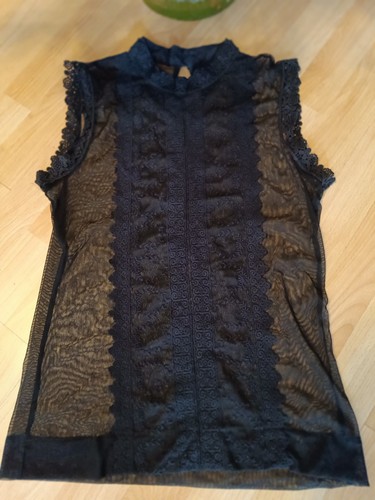 Vintage bluse ärmellos - bluse,