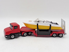 1:87   Siku  1613     Scania LKW Tieflader mit Boot