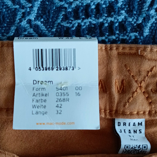 Mac damen dream jeans braun - jeans,
