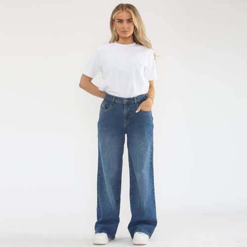 Damen wide leg jeans - wide,