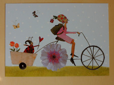 1x Postkarten Ausflug Fahrrad
