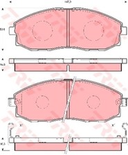 Bremsbelagsatz Scheibenbremse
