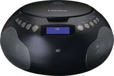 Lenco Radio CD player SCD-341 Schwarz mit MP 3 UKW DAB DAB+ Bluetooth
