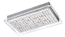 LED Deckenleuchte silber Acryl