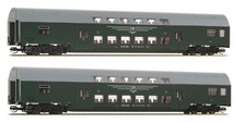 Roco TT 6280007 Doppelstockwagen-Set der DR NEU & OVP
