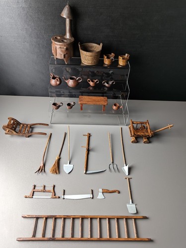 Vintage holz miniaturen - vintage,