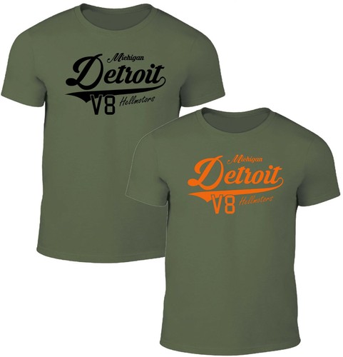 Herren shirt detroit - t-shirt,