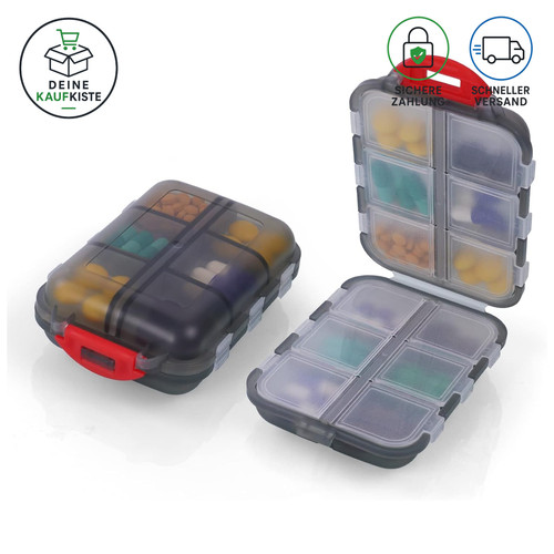 Tablettenbox tage pillendose - tablettenbox,